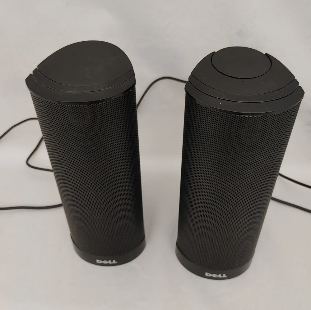 Used Dell Multimedia USB Speakers AX210 0R125K REV A01 Left And Right Tested